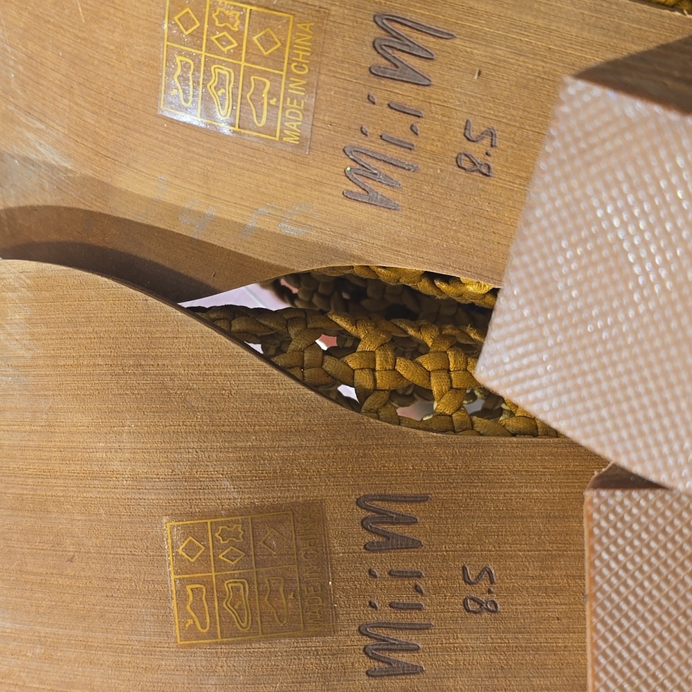 Mi.Mi leather woven‎ mules - Picture 9 of 10